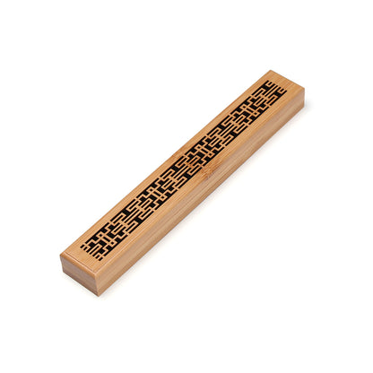 Bamboo Incense Burner With Agarwood Box For Home Use